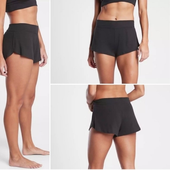 Athleta Well Rested Rib Sleep Short sz Medium New $34 FP169 - Picture 2 of 9